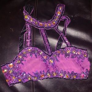 Purple custom dance top